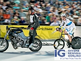 2018 07 17 OffeneRennbahn Steher IGOR BD103156  Internationales Steher Mösler u. Meier AG, Franz SCHIEWER, GER, Offene Rennbahn Oerlikon Saison 2018 am 17 July, 2018 in Offene Rennbahn Oerlikon, Oerlikon, Schweiz, Photo Credit CuPNet Photo Peter Mettler : Bahnoval, Bahnrennen, Offene Rennbahn Oerlikon, Radrennen, Velo, Velodrome Oerlikon