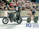 2018 09 18 OffeneRennbahn Steher IGOR BD208883  Steher Ueli Luginbuehl Memorial, Peter JOERG, VC Steinmaur, Atzeni Race, Offene Rennbahn Oerlikon Saison 2018 am 18 September, 2018 in Offene Rennbahn Oerlikon, Oerlikon, Schweiz, Photo Credit CuPNet Photo Peter Mettler : Bahnoval, Bahnrennen, Offene Rennbahn Oerlikon, Radrennen, Velo, Velodrome Oerlikon