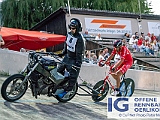 2018 06 19 OffeneRennbahn Steher IGOR BD204743  Steher, Giuseppe ATZENI, VC Steinmaur, Moesler u. Meier Elektroanlagen, Offene Rennbahn Oerlikon Saison 2018 am 19 June, 2018 in Offene Rennbahn Oerlikon, Oerlikon, Schweiz, Photo Credit CuPNet Photo Peter Mettler : Bahnoval, Bahnrennen, Offene Rennbahn Oerlikon, Radrennen, Velo, Velodrome Oerlikon