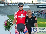 2018 06 19 OffeneRennbahn U19U17 Elimination IGOR BD102098  U19U17, Elimination, Nicolo DE LISI, RMC Gossau, Ka Boom, Offene Rennbahn Oerlikon Saison 2018 am 19 June, 2018 in Offene Rennbahn Oerlikon, Oerlikon, Schweiz, Photo Credit CuPNet Photo Peter Mettler : Bahnoval, Bahnrennen, Offene Rennbahn Oerlikon, Radrennen, Velo, Velodrome Oerlikon