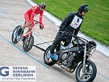 2018 05 22 OffeneRennbahn Steher IGOR BD201841  Giuseppe Atzeni mit Schrittmacher Mathias Luginbuehl, Steher, Offene Rennbahn Oerlikon Saison 2018 am 22 May, 2018 in Offene Rennbahn Oerlikon, Oerlikon, Schweiz, Photo Credit CuPNet Photo Peter Mettler : Bahnoval, Bahnrennen, Offene Rennbahn Oerlikon, Radrennen, Velo, Velodrome Oerlikon