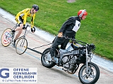 2018 05 22 OffeneRennbahn Steher IGOR BD201846  Marcel Lattmann mit Schrittmacher Hansueli Strauss, Steher, Offene Rennbahn Oerlikon Saison 2018 am 22 May, 2018 in Offene Rennbahn Oerlikon, Oerlikon, Schweiz, Photo Credit CuPNet Photo Peter Mettler : Bahnoval, Bahnrennen, Offene Rennbahn Oerlikon, Radrennen, Velo, Velodrome Oerlikon