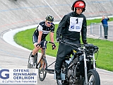 2018 05 22 OffeneRennbahn Steher IGOR BD201869  Peter Joerg mit Schrittmacher Wilfried Baumgartner, Steher, Offene Rennbahn Oerlikon Saison 2018 am 22 May, 2018 in Offene Rennbahn Oerlikon, Oerlikon, Schweiz, Photo Credit CuPNet Photo Peter Mettler : Bahnoval, Bahnrennen, Offene Rennbahn Oerlikon, Radrennen, Velo, Velodrome Oerlikon