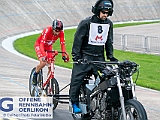 2018 05 22 OffeneRennbahn Steher IGOR BD201884  Giuseppe Atzeni mit Schrittmacher Mathias Luginbuehl, Steher, Offene Rennbahn Oerlikon Saison 2018 am 22 May, 2018 in Offene Rennbahn Oerlikon, Oerlikon, Schweiz, Photo Credit CuPNet Photo Peter Mettler : Bahnoval, Bahnrennen, Offene Rennbahn Oerlikon, Radrennen, Velo, Velodrome Oerlikon