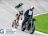 2018 05 22 OffeneRennbahn Steher IGOR BD201892  Peter Joerg mit Schrittmacher Wilfried Baumgartner, Steher, Offene Rennbahn Oerlikon Saison 2018 am 22 May, 2018 in Offene Rennbahn Oerlikon, Oerlikon, Schweiz, Photo Credit CuPNet Photo Peter Mettler : Bahnoval, Bahnrennen, Offene Rennbahn Oerlikon, Radrennen, Velo, Velodrome Oerlikon