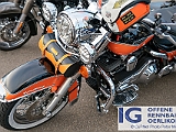 2018 08 07 OffeneRennbahn HarleyDavidson IGOR BD104195  Harley Davidson Treffen, Offene Rennbahn Oerlikon Saison 2018 am 7 August, 2018 in Offene Rennbahn Oerlikon, Oerlikon, Schweiz, Photo Credit CuPNet Photo Peter Mettler : Bahnoval, Bahnrennen, Offene Rennbahn Oerlikon, Radrennen, Velo, Velodrome Oerlikon