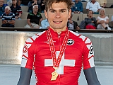 2018 06 19 OffeneRennbahn SM Elite Elimination IGOR BD102225  Schweizermeisterschaft Elite Elimination, Stefan BISSEGGER, VC Buerglen, Akros-Renfer SA DEVO, Offene Rennbahn Oerlikon Saison 2018 am 19 June, 2018 in Offene Rennbahn Oerlikon, Oerlikon, Schweiz, Photo Credit CuPNet Photo Peter Mettler : Bahnoval, Bahnrennen, Offene Rennbahn Oerlikon, Radrennen, Velo, Velodrome Oerlikon