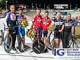 2018 08 07 OffeneRennbahn SM Steher IGOR BD104386  SM Steher, v.l.n.r. Roberto PASI-PUTTINI, VC Brissago, Speer Cycling Team mit Schrittmacher Robert Buchmann, Giuseppe ATZENI, VC Steinmaur, Moesler u. Meier Elektroanlagen mit Schrittmacher Mathias Luginbuehl, Peter JOERG, VC Steinmaur, Atzeni Race mit Schrittmacher Wilfried Baumgartner, Offene Rennbahn Oerlikon Saison 2018 am 7 August, 2018 in Offene Rennbahn Oerlikon, Oerlikon, Schweiz, Photo Credit CuPNet Photo Peter Mettler : Bahnoval, Bahnrennen, Offene Rennbahn Oerlikon, Radrennen, Velo, Velodrome Oerlikon