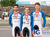 2018 08 28 OffeneRennbahn SM TeamSprint IGOR BD105757  SM Team Sprint, P2 -  OBRIST Noah (U17), SERRA Carlos (U19), FROSSARD Marc (Elite), Offene Rennbahn Oerlikon Saison 2018 am 28 August, 2018 in Offene Rennbahn Oerlikon, Oerlikon, Schweiz, Photo Credit CuPNet Photo Peter Mettler : Bahnoval, Bahnrennen, Offene Rennbahn Oerlikon, Radrennen, Velo, Velodrome Oerlikon