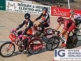 2019 07 09 OffeneRennbahn Derny IGOR BD203186  AUGENSTEIN Moritz, GER - Maloja Pushbikers mit Schrittmacher JAEGGI Yves und LIENHARD Fabian, VC Steinmaur - IAM-Excelsior Cycling mit Schrittmacher STRAUSS Hansueli, Wullschleger Derny-Cup am 9 Juli, 2019 in Offene Rennbahn Oerlikon, Oerlikon, Schweiz, Photo Credit CuPNet Photo Peter Mettler : Bahnoval, Bahnrennen, Offene Rennbahn Oerlikon, Radrennen, Velo, Velodrome Oerlikon