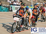 2019 07 09 OffeneRennbahn Derny IGOR BD203190  FREULER Jan-Andre, RBT Fridolin - Atzeni Race mit Schrittmacher ALBORN Michael, Wullschleger Derny-Cup am 9 Juli, 2019 in Offene Rennbahn Oerlikon, Oerlikon, Schweiz, Photo Credit CuPNet Photo Peter Mettler : Bahnoval, Bahnrennen, Offene Rennbahn Oerlikon, Radrennen, Velo, Velodrome Oerlikon