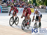 2019 07 09 OffeneRennbahn Elite Elimination IGOR BD203018  HALL Stephen, AUS - Maloja Pushbikers, AUGENSTEIN Moritz, GER - Maloja Pushbikers und MARGUET Tristan, RC Olympia Biel - Samsung, Elite Elimination am 9 Juli, 2019 in Offene Rennbahn Oerlikon, Oerlikon, Schweiz, Photo Credit CuPNet Photo Peter Mettler : Bahnoval, Bahnrennen, Offene Rennbahn Oerlikon, Radrennen, Velo, Velodrome Oerlikon