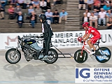 2019 09 17 OffeneRennbahn Steher IGOR BD208812  ATZENI Giuseppe, VC Steinmaur - Moesler & Meier, Elektroanlag. mit Schrittmacher LUGINBUEHL Mathias, Ueli Luginbuehl Memorial Steher am 17 September, 2019 in Offene Rennbahn Oerlikon, Oerlikon, Schweiz, Photo Credit CuPNet Photo Peter Mettler : Bahnoval, Bahnrennen, Offene Rennbahn Oerlikon, Radrennen, Velo, Velodrome Oerlikon