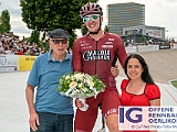 2019 06 18 OffeneRennbahn Elite Elimination IGOR BD107458  Karl Frehsner mit AUGENSTEIN Moritz, GER - Maloja Pushbikers, Elite Elimination am 18 Juni, 2019 in Offene Rennbahn Oerlikon, Oerlikon, Schweiz, Photo Credit CuPNet Photo Peter Mettler : Bahnoval, Bahnrennen, Offene Rennbahn Oerlikon, Radrennen, Velo, Velodrome Oerlikon