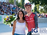 2019 07 23 OffeneRennbahn Elite Scratch IGOR BD205442  SCHMID Mauro, VC Steinmaur - Swiss Racing Academy und Ehrendame Kerstin Stuehler, Elite Scratch am 23 Juli, 2019 in Offene Rennbahn Oerlikon, Oerlikon, Schweiz, Photo Credit CuPNet Photo Peter Mettler : Bahnoval, Bahnrennen, Offene Rennbahn Oerlikon, Radrennen, Velo, Velodrome Oerlikon