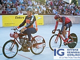 2019 07 30 OffeneRennbahn Derny IGOR BD206393  VOGEL Alex, VC Aadorf-Elgg - Swiss Racing Academy mit Schrittmacher STRAUSS Hansueli, Wullschleger Derny-Cup am 30 Juli, 2019 in Offene Rennbahn Oerlikon, Oerlikon, Schweiz, Photo Credit CuPNet Photo Peter Mettler : Bahnoval, Bahnrennen, Offene Rennbahn Oerlikon, Radrennen, Velo, Velodrome Oerlikon