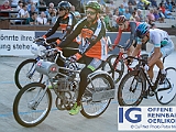 2019 07 30 OffeneRennbahn Derny IGOR BD206448  SCHMID Mauro, VC Steinmaur - Swiss Racing Academy mit Schrittmacher REY Dino, MARGUET Tristan, RC Olympia Biel - Samsung mit Schrittmacher BAUR Thomas, Wullschleger Derny-Cup am 30 Juli, 2019 in Offene Rennbahn Oerlikon, Oerlikon, Schweiz, Photo Credit CuPNet Photo Peter Mettler : Bahnoval, Bahnrennen, Offene Rennbahn Oerlikon, Radrennen, Velo, Velodrome Oerlikon