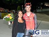 2019 07 30 OffeneRennbahn Elite Points IGOR BD109581  SCHMID Mauro, VC Steinmaur - Swiss Racing Academy und Ehrendame Kerstin Stuehler, Elite Points am 30 Juli, 2019 in Offene Rennbahn Oerlikon, Oerlikon, Schweiz, Photo Credit CuPNet Photo Peter Mettler : Bahnoval, Bahnrennen, Offene Rennbahn Oerlikon, Radrennen, Velo, Velodrome Oerlikon