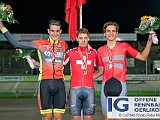 2019 09 10 OffeneRennbahn SM Elite EV IGOR BD103125  (v.l.n.r.) IMHOF Claudio, VC Hirslanden - AKROS-Thoemus, THIERY Cyrille, VC Mendrisio - Swiss Racing Academy, SCHIR Thery, VC Orbe - VC Orbe, SM Elite Einzelverfolgung 4000m am 10 September, 2019 in Offene Rennbahn Oerlikon, Oerlikon, Schweiz, Photo Credit CuPNet Photo Peter Mettler : Bahnoval, Bahnrennen, Offene Rennbahn Oerlikon, Radrennen, Velo, Velodrome Oerlikon