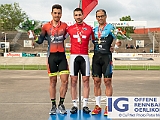 2019 06 11 OffeneRennbahn SM Elite Keirin IGOR BD106983  Podium SM Elite Keirin (v.l.n.r.) SELENATI Nico, RV Wetzikon - AKROS - Thoemus, FROSSARD Marc, RC Olympia Biel - TrackTeam BE electric, RVZ, RUEPP Martin, RRC Diessenh - Team PEDALE SIMPLON, am 11. June 2019 in Offene Rennbahn Oerlikon, Oerlikon, Schweiz, Photo Credit CuPNet Photo Peter Mettler : Bahnoval, Bahnrennen, Offene Rennbahn Oerlikon, Radrennen, Velo, Velodrome Oerlikon