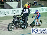 2019 08 13 OffeneRennbahn SM Steher IGOR BD102203  PASI-PUTTINI Roberto, VC Brissago - Speeder Cycling Team mit Schrittmacher REY Dino, Steher Schweizermeisterschaft am 13 August, 2019 in Offene Rennbahn Oerlikon, Oerlikon, Schweiz, Photo Credit CuPNet Photo Peter Mettler : Bahnoval, Bahnrennen, Offene Rennbahn Oerlikon, Radrennen, Velo, Velodrome Oerlikon