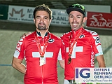 2019 08 13 OffeneRennbahn SM Steher IGOR BD102310  ATZENI Giuseppe, VC Steinmaur - Moesler & Meier, Elektroanlag. mit Schrittmacher LUGINBUEHL Mathias, Steher Schweizermeisterschaft am 13 August, 2019 in Offene Rennbahn Oerlikon, Oerlikon, Schweiz, Photo Credit CuPNet Photo Peter Mettler : Bahnoval, Bahnrennen, Offene Rennbahn Oerlikon, Radrennen, Velo, Velodrome Oerlikon