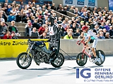 2019 08 13 OffeneRennbahn SM Steher IGOR BD202578  ATZENI Giuseppe, VC Steinmaur - Moesler & Meier, Elektroanlag. mit Schrittmacher LUGINBUEHL Mathias, Steher Schweizermeisterschaft am 13 August, 2019 in Offene Rennbahn Oerlikon, Oerlikon, Schweiz, Photo Credit CuPNet Photo Peter Mettler : Bahnoval, Bahnrennen, Offene Rennbahn Oerlikon, Radrennen, Velo, Velodrome Oerlikon
