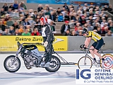 2019 08 13 OffeneRennbahn SM Steher IGOR BD202682  LATTMANN Marcel, VC Hittnau - Haibike by Wolf Cycling mit Schrittmacher STRAUSS Hansueli, Steher Schweizermeisterschaft am 13 August, 2019 in Offene Rennbahn Oerlikon, Oerlikon, Schweiz, Photo Credit CuPNet Photo Peter Mettler : Bahnoval, Bahnrennen, Offene Rennbahn Oerlikon, Radrennen, Velo, Velodrome Oerlikon