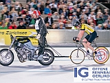 2019 08 13 OffeneRennbahn SM Steher IGOR BD202687  LATTMANN Marcel, VC Hittnau - Haibike by Wolf Cycling mit Schrittmacher STRAUSS Hansueli, Steher Schweizermeisterschaft am 13 August, 2019 in Offene Rennbahn Oerlikon, Oerlikon, Schweiz, Photo Credit CuPNet Photo Peter Mettler : Bahnoval, Bahnrennen, Offene Rennbahn Oerlikon, Radrennen, Velo, Velodrome Oerlikon