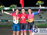2021 09 14 OffeneRennbahn SM Einzelverfolgung Damen IGOR BD404466  Siegerehrung SM Einzelverfolgung Frauen P1 Fabienne Buri, RV Ersigen P2 Cybèle Schneider, RV Peloton P3 Léna Mettraux, VC Echallens  Offene Rennbahn Oerlikon Saison 2021 am 14 September, 2021 auf der Offene Rennbahn Oerlikon CuPNet Photo Peter Mettler : Bahnoval, Bahnrennen, Offene Rennbahn Oerlikon, Radrennen, Velo, Velodrome Oerlikon