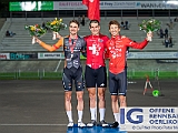 2021 09 14 OffeneRennbahn SM Einzelverfolgung Herren IGOR BD404481  Siegerehrung SM Einzelverfolgung Elite / U23 P1 Claudio Imhof, VC Hirslanden P2 Simon Vitzthum, RV Altenrhein P3 Valère Thiébaud, Zeta Cycling Club  Offene Rennbahn Oerlikon Saison 2021 am 14 September, 2021 auf der Offene Rennbahn Oerlikon CuPNet Photo Peter Mettler : Bahnoval, Bahnrennen, Offene Rennbahn Oerlikon, Radrennen, Velo, Velodrome Oerlikon