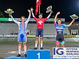 SM SprintOmnium IGOR BD301443  SM Sprint Omnium Tag 2 Sprint Podium (v.l.n.r.) Noah OBRIST, RMV Cham-H’dorn, Luca BÜHLMANN, Toronto Hustle, Jan-André FREULER, RBT Fridolin Offene Rennbahn Oerlikon Saison 2022 on 2 August, 2022 at Offene Rennbahn Oerlikon, Oerlikon, Schweiz, Photo Credit CuPNet Photo Peter Mettler : Bahnoval, Bahnrennen, Offene Rennbahn Oerlikon, Radrennen, Velo, Velodrome Oerlikon