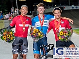 2023 08 15 OffeneRennbahn SM Sprint IGOR BD405222  SM Keirin und Sprint 2023 Podest SM Keirin und Sprint 2023 (v.l.n.r.) Raphael CLEMENCIO, RSC Aaretal Münsingen, Mats POOT, RMV Cham-Hagendorn, Nicolò DE LISI, RMC Gossau  Offene Rennbahn Oerlikon Saison 2023 am 14 und 15 August, 2023 auf der Offene Rennbahn Oerlikon, Oerlikon, Schweiz, Photo Credit CuPNet Photo Peter Mettler : Bahnoval, Bahnrennen, Offene Rennbahn Oerlikon, Radrennen, Velo, Velodrome Oerlikon