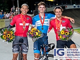 2023 08 15 OffeneRennbahn SM Sprint IGOR BD405225  SM Keirin und Sprint 2023 Podest SM Keirin und Sprint 2023 (v.l.n.r.) Raphael CLEMENCIO, RSC Aaretal Münsingen, Mats POOT, RMV Cham-Hagendorn, Nicolò DE LISI, RMC Gossau  Offene Rennbahn Oerlikon Saison 2023 am 14 und 15 August, 2023 auf der Offene Rennbahn Oerlikon, Oerlikon, Schweiz, Photo Credit CuPNet Photo Peter Mettler : Bahnoval, Bahnrennen, Offene Rennbahn Oerlikon, Radrennen, Velo, Velodrome Oerlikon