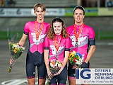 2023 09 19 OffeneRennbahn SM TeamSprint IGOR BD400372  SM Team-Sprint Podest P2 - Team Witzig-Druck: Nicoló De Lisi / Jonathan Rinner / Selina Witzig mit einer Zeit von 1:08.016 Offene Rennbahn Oerlikon Saison 2023 am 19 September, 2023 auf der Offene Rennbahn Oerlikon, Oerlikon, Schweiz, Photo Credit CuPNet Photo Peter Mettler : Bahnoval, Bahnrennen, Offene Rennbahn Oerlikon, Radrennen, Velo, Velodrome Oerlikon