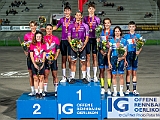 2023 09 19 OffeneRennbahn SM TeamSprint IGOR BD400384  SM Team-Sprint Podest 2023 P1 - TSP Mittelland: Raphael Clemencio / Lars Emmenegger / Cedric Bärtsch mit einer Zeit von 1:06.545 P2 - Team Witzig-Druck: Nicoló De Lisi / Jonathan Rinner / Selina Witzig mit einer Zeit von 1:08.016 P3 - RV Cham Hagendorn: Noah Obrist / Elia Felsberger / Livio Rüegg mit einer Zeit von 1:08.890 Offene Rennbahn Oerlikon Saison 2023 am 19 September, 2023 auf der Offene Rennbahn Oerlikon, Oerlikon, Schweiz, Photo Credit CuPNet Photo Peter Mettler : Bahnoval, Bahnrennen, Offene Rennbahn Oerlikon, Radrennen, Velo, Velodrome Oerlikon