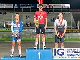 2024 08 27 OffeneRennbahn SM 1000m IGOR BD408780  Podest - SM 1000m Elite 2024 (v.l.n.r.) Nicolò De Lisi (RMC Gossau), Mats Poot (RMV Cham-Hagendorn), Alex Vogel (VC Aadorf-Elgg)  Offene Rennbahn Oerlikon Saison 2024 am 27 August, 2024 auf der Offene Rennbahn Oerlikon, Oerlikon, Schweiz,  Photo Credit CuPNet Photo Peter Mettler : Bahnoval, Bahnrennen, Offene Rennbahn Oerlikon, Radrennen, Velo, Velodrome Oerlikon