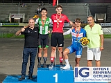 2024 08 05 OffeneRennbahn SM Keirin IGOR BD406764  Podest - SM keirin U19, U23 und Elite 2024 (v.l.n.r.) Max Hürzeler, Luvca Bühlmann (VC Lugano), Mats Poot (RMV Cham-Hagendorn), Nicolò De Lisi (RMC Gossau), Urs Freuler Offene Rennbahn Oerlikon Saison 2024 am 6 August, 2024 auf der Offene Rennbahn Oerlikon, Oerlikon, Schweiz, Photo Credit CuPNet Photo Peter Mettler : Bahnoval, Bahnrennen, Offene Rennbahn Oerlikon, Radrennen, Velo, Velodrome Oerlikon