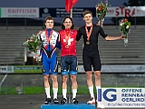 2024 06 25 OffeneRennbahn SMOmniumU19 IGOR BD409599  SM Omnium U19 2024 (v.l.n.r.) Nicolas Ginter (VC Steinmaur), Elia Felsberger (RMV Cham-Hagendorn), Noa Gremaud (Bikeclub Sense Oberland) Offene Rennbahn Oerlikon Saison 2024 am 25 Juni, 2024 auf der Offene Rennbahn Oerlikon, Oerlikon, Schweiz, Photo Credit CuPNet Photo Peter Mettler : Bahnoval, Bahnrennen, Offene Rennbahn Oerlikon, Radrennen, Velo, Velodrome Oerlikon